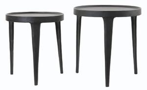 Okrugli pomoćni stolići u setu 2 kom ø 43 cm Tobias – Light & Living