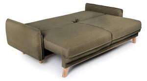 Zelena sklopiva sofa od samta 218 cm Tori – Bonami Selection