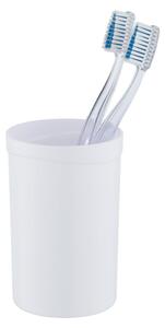 Bijela plastična čaša za četkice za zube Vigo - Allstar