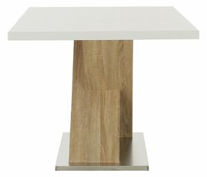 Zondo Blagovaonski stol 160 cm Farni (bijela + hrast sonoma). 1015954