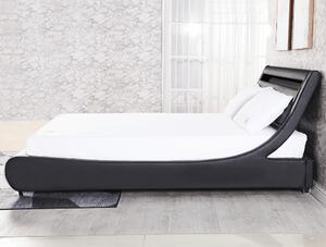 Zondo Bračni krevet 160 cm Filina (crna) (s podnicom). 1016015
