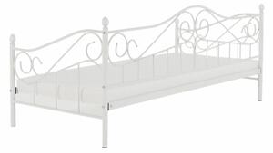 Zondo Jednostruki krevet 90 cm Danina (bijela) (s podnicom). 1016020
