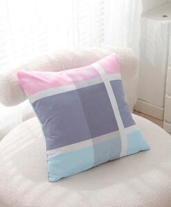 Ružičasto-ljubičasta 3-dijelna posteljina za krevet za jednu osobu od mikrosatena 140x200 cm Logan – My House