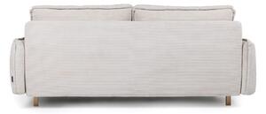 Bež sklopiva sofa od samta 218 cm Tori – Bonami Selection