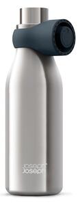 Boca za vodu za put od nehrđajućeg čelika u sjajno srebrnoj boji 500 ml Loop – Joseph Joseph