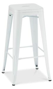 Bijele metalne barske stolice u setu 2 kom 76 cm Korona – Furnhouse