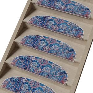 Plavi set tepiha za stepenice 16 kom 20x65 cm Yoruk – Vitaus