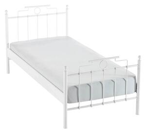 Bijeli metalni krevet s podnicom 120x200 cm Hatkus – Kalune Design