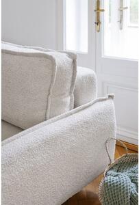 Crvena sklopiva sofa od bouclé tkanine 215 cm Patti – Bonami Selection