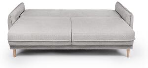 Siva sklopiva sofa od bouclé tkanine 215 cm Patti – Bonami Selection