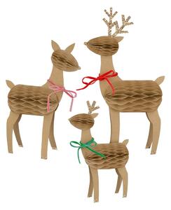 Božićne figurice u setu 3 kom Reindeer Family – Meri Meri