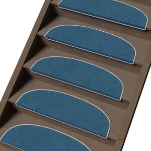 Plavi set tepiha za stepenice 16 kom 20x65 cm Plain Color – Vitaus