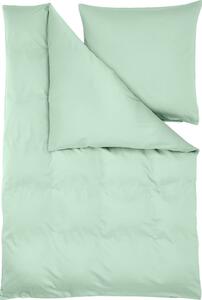 Zelena pamučna satenska posteljina 200x135 cm Comfort - Westwing Collection