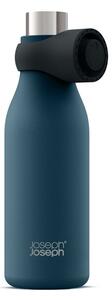 Tamno plava boca za vodu za put od nehrđajućeg čelika 500 ml Loop – Joseph Joseph
