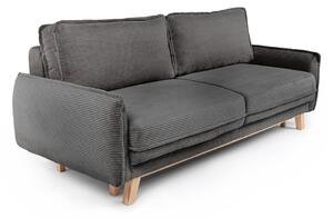 Siva sklopiva sofa od samta 218 cm Tori – Bonami Selection
