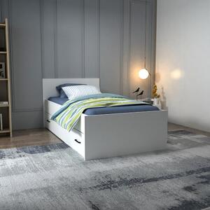 Bijeli dječji krevet s dodatnim ležajem 90x190 cm Sofia – Kalune Design