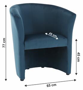 Zondo Fotelja Cubali (plava). 1016678