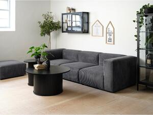 Crni okrugli stolić ø 90 cm Nola - Unique Furniture