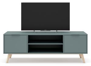 Zeleno-sivi TV stol 140x53 cm Pisco - Marckeric