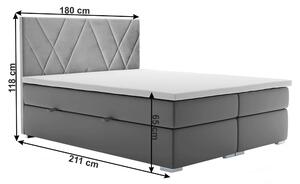 Zondo Bračni krevet Boxspring 180 cm Orit (s madracima). 1017270