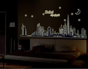 Wall sticker Ogromna svjetleća naljepnica Dubai