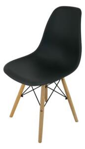 Zondo Blagovaonska stolica Molly (crna + prirodna). 1071409