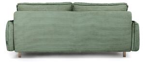 Svijetlo zelena sklopiva sofa od samta 218 cm Tori – Bonami Selection