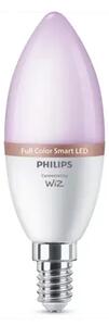 PHILIPS SMART LED žarulja 40W C37 E14 RGB prozirna (470 lm) 8720169210318