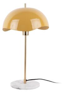 Oker žuta stolna lampa (visina 56 cm) Waved Dome – Leitmotiv