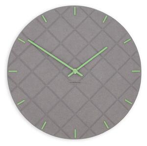 Zidni sat Luxhora Mosaida Light Grey 11 kazaljki