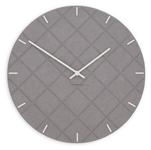 Zidni sat Luxhora Mosaida Light Grey 11 kazaljki
