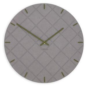 Zidni sat Luxhora Mosaida Light Grey 11 kazaljki