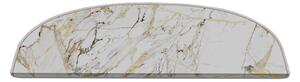 Bijeli set tepiha za stepenice 16 kom 20x65 cm Marble Art – Vitaus