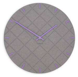 Zidni sat Luxhora Mosaida Light Grey 11 kazaljki