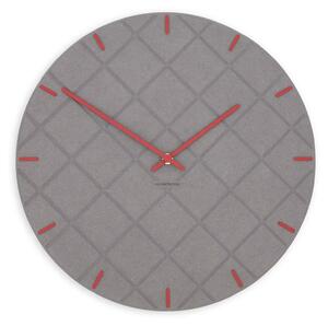 Zidni sat Luxhora Mosaida Light Grey 11 kazaljki