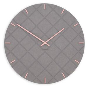 Zidni sat Luxhora Mosaida Light Grey 11 kazaljki