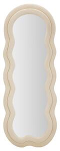 Zidno ogledalo Miki Cream Velvet