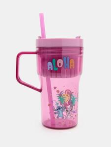 Sinsay - Šalica s poklopcem i slamkom Lilo & Stitch