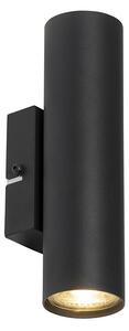 Moderna pametna zidna svjetiljka crna uklj. 2 WiFi GU10 - Jeana