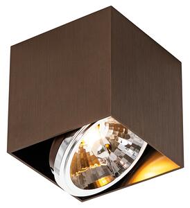 Dizajn točka tamno brončani kvadrat - Box
