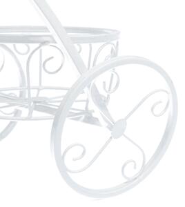 Zondo Retro saksija za cvijeće u obliku bicikla Galahad (bijela). 1028838