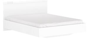 Zondo Bračni krevet 160 cm Leona (bijela) (bez podnice i madraca). 1053003