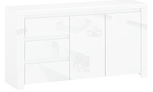 Zondo.hr Komoda Leona 2D3S (bijela sjajna). Akcija -20%. 1053001