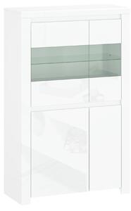 Zondo.hr Vitrina Leona 2D2W (bijela sjajna). Akcija -23%. 1053014