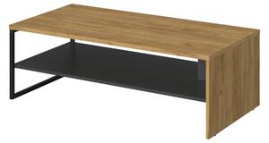 Zondo.hr Stolić za kavu Shanna (hrast craft zlatni + antracit). Akcija -24%. 1053225