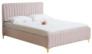 Zondo Bračni krevet 180 cm Keira (ružičasta) (s podnicom). 1029702