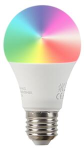 Pametna lučna svjetiljka kromirana s bijelim sjenilom uključujući Wifi A60 - Arc Basic