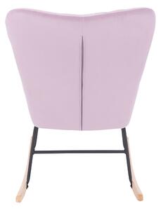 Zondo Dizajnerska fotelja za ljuljanje Kerem (ružičasta). 1040148