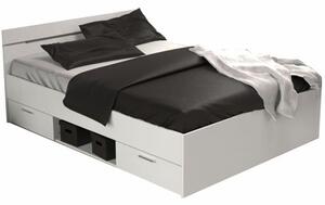 Zondo Bračni krevet140 cm Myriam (bijela) (bez madraca i podnice). 1040194