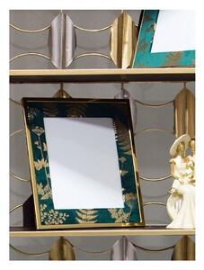 Zeleno-zlatni stolni okvir za fotografije Mauro Ferretti Glam, 20 x 25 cm